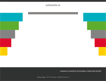 Tablet Screenshot of extracafe.rs